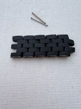 Michele Black Watch Links